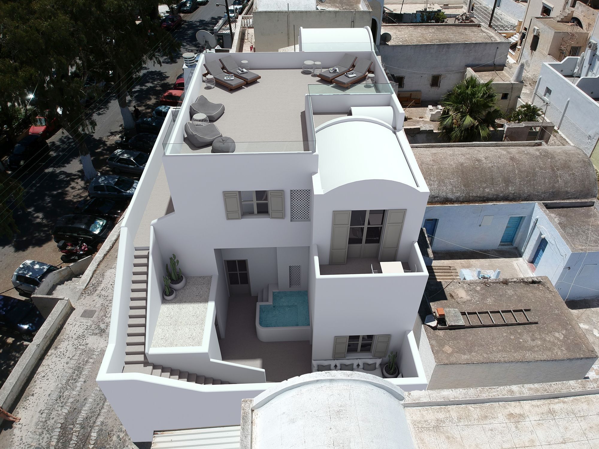 Bedspot Hostel Fira  Dış mekan fotoğraf